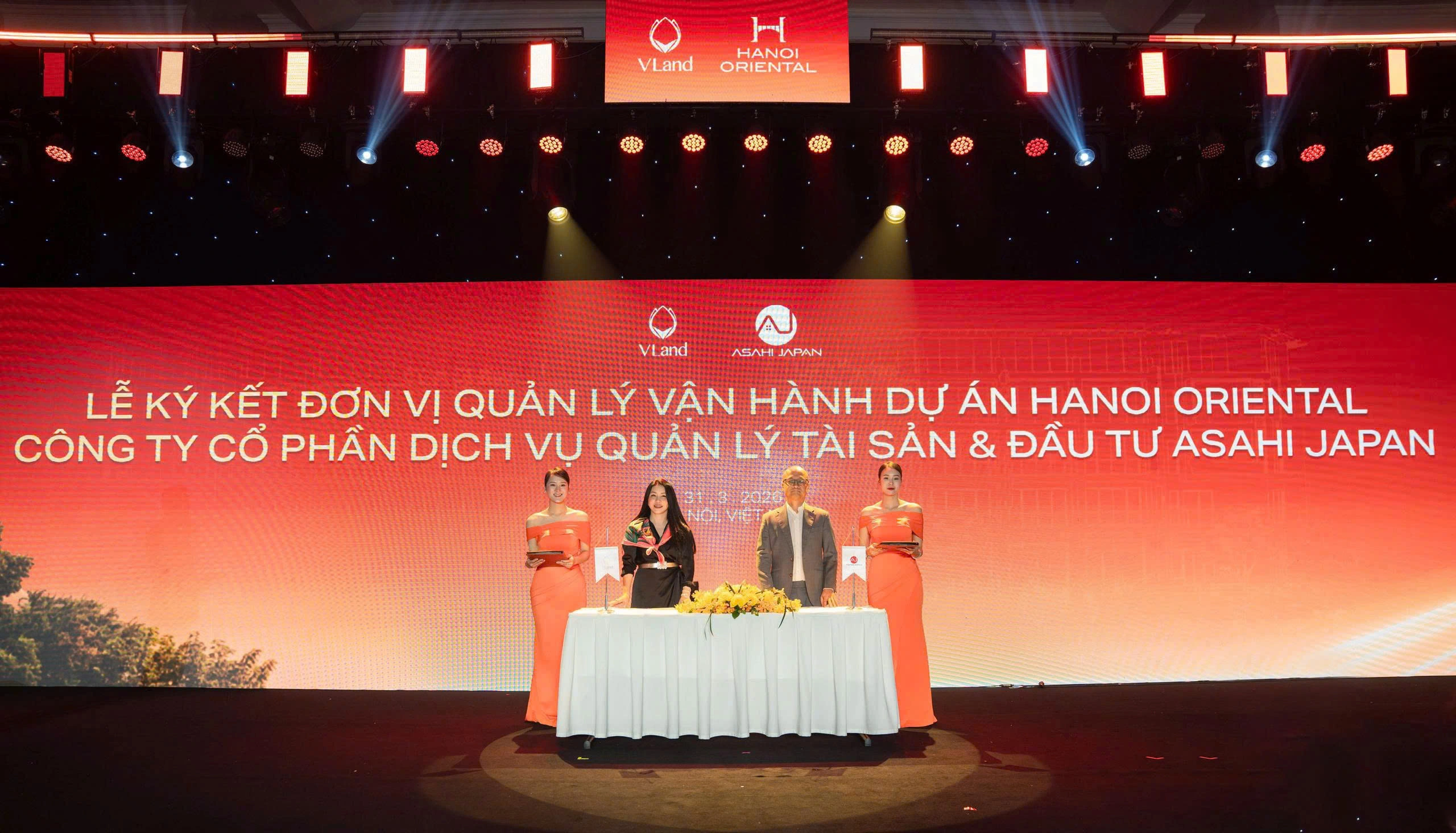 VLand Việt Nam bắt tay Asahi Japan kiến tạo môi trường sống theo chuẩn Nhật tại Hanoi Oriental